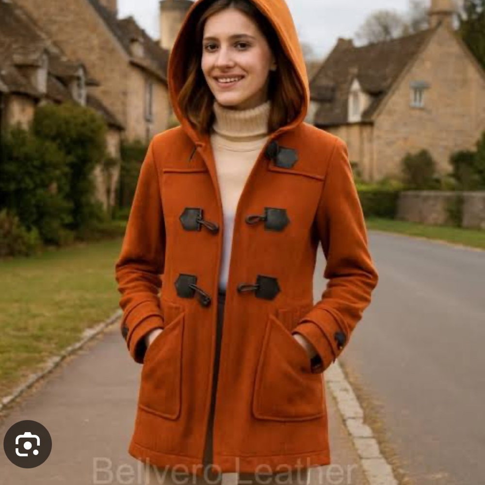 The original wool duffle cape pea coat, size S